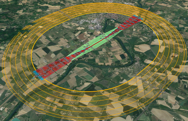 illustration de zones de dégagements d'aérodromes