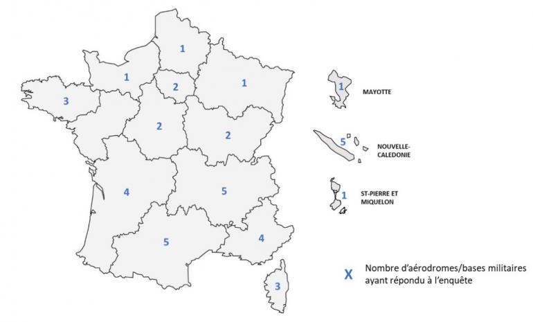 carte fauche aéroports