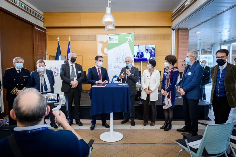 Inauguration à la DSNA à Toulouse